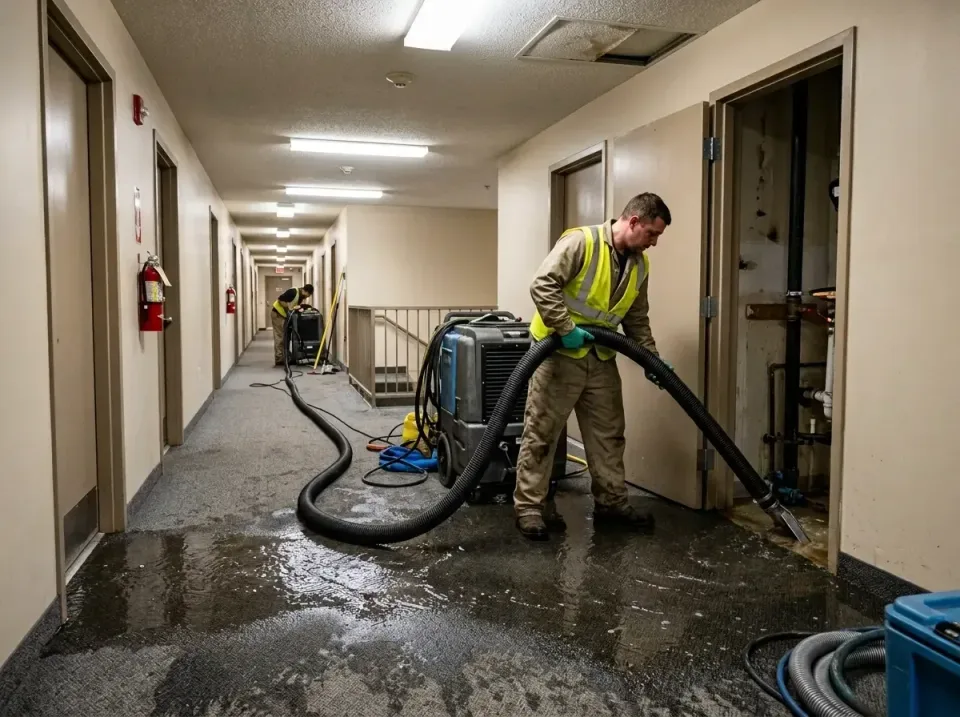 multi-unit-apartment-hallway-f-005 — frequently asked questions, Emergency Burst Pipe Water Extraction & Removal in Portales…